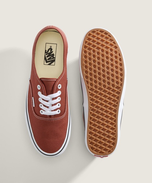 VANS(バンズ)の「オーセンティック / Authentic COLOR THEORY Rust Br VN000D7YFSB1(スニーカー・メンズ・ブラウン・8/10/8.5/11.5/5)」の3枚目の写真