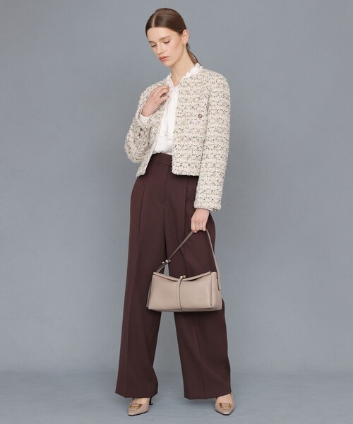 ANAYI（アナイ）の「◇フラップホーボーショルダーバッグ（ショルダーバッグ・レディース・チョコ/グレイッシュベージュ/レッド・FREE）」の11枚目の写真