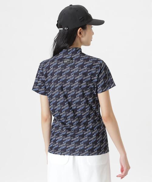 MASTER BUNNY EDITION(マスターバニーエディション)の「【MASTER BUNNY EDITION】リサイクルメッシュ半袖ハイネックカットソー(Tシャツ/カットソー・レディース・ベージュ/ブラック/ホワイト・MEDIUM/SMALL/LARGE)」の4枚目の写真