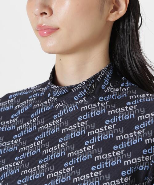 MASTER BUNNY EDITION(マスターバニーエディション)の「【MASTER BUNNY EDITION】リサイクルメッシュ半袖ハイネックカットソー(Tシャツ/カットソー・レディース・ベージュ/ブラック/ホワイト・MEDIUM/SMALL/LARGE)」の5枚目の写真