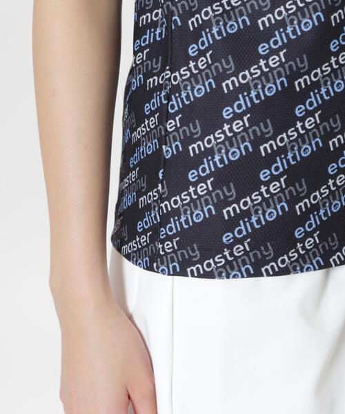 MASTER BUNNY EDITION(マスターバニーエディション)の「【MASTER BUNNY EDITION】リサイクルメッシュ半袖ハイネックカットソー(Tシャツ/カットソー・レディース・ベージュ/ブラック/ホワイト・MEDIUM/SMALL/LARGE)」の7枚目の写真