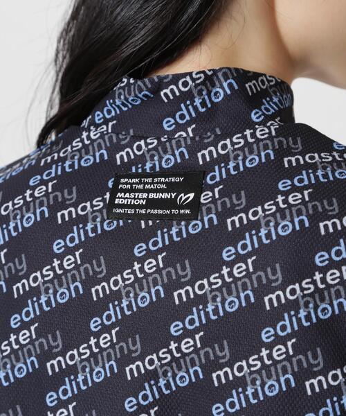 MASTER BUNNY EDITION(マスターバニーエディション)の「【MASTER BUNNY EDITION】リサイクルメッシュ半袖ハイネックカットソー(Tシャツ/カットソー・レディース・ベージュ/ブラック/ホワイト・MEDIUM/SMALL/LARGE)」の8枚目の写真