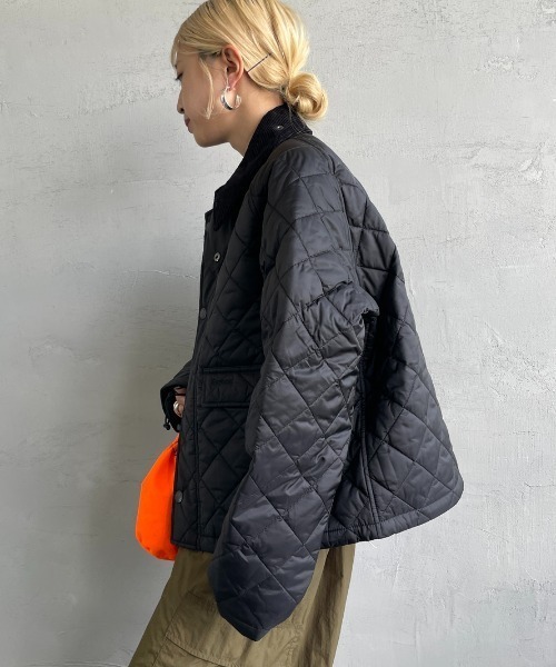 Barbour（バブアー）の「[Barbour/バブアー] SPEY スペイ キルティングジャケット（その他アウター・レディース・オリーブ/ブラック・36/38/40）」の15枚目の写真