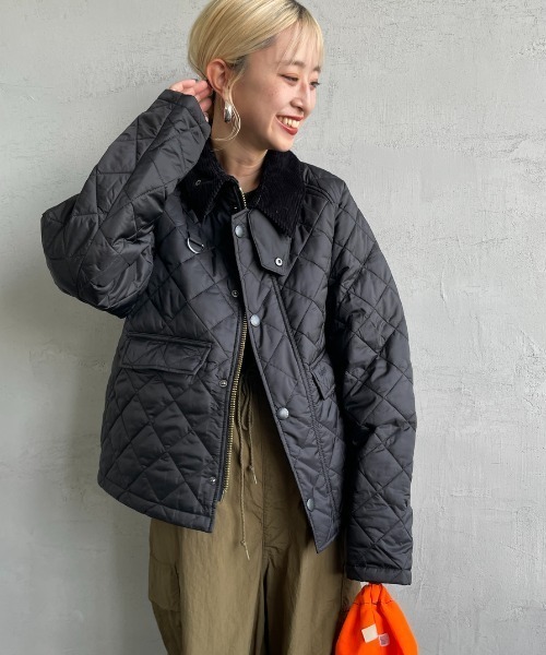 Barbour（バブアー）の「[Barbour/バブアー] SPEY スペイ キルティングジャケット（その他アウター・レディース・オリーブ/ブラック・36/38/40）」の13枚目の写真