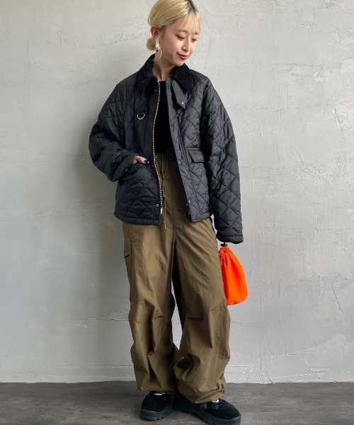 Barbour（バブアー）の「[Barbour/バブアー] SPEY スペイ キルティングジャケット（その他アウター・レディース・オリーブ/ブラック・36/38/40）」の17枚目の写真