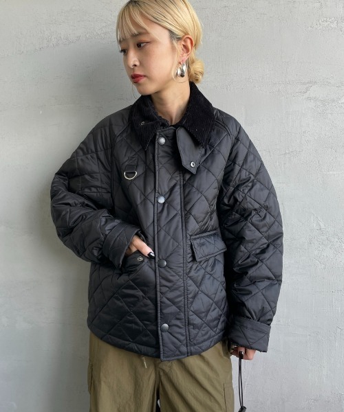 Barbour（バブアー）の「[Barbour/バブアー] SPEY スペイ キルティングジャケット（その他アウター・レディース・オリーブ/ブラック・36/38/40）」の14枚目の写真