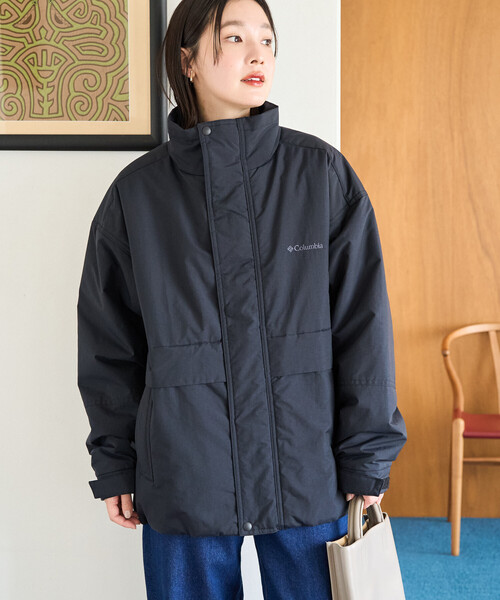 FREAK'S STORE(フリークスストア)の「限定展開 Columbia × FREAK'S STORE/コロンビア 別注 W Imperial Park Insulated Jacket/ウィメンズ インペリアル パーク インシュレイティド ジャケット(ダウンジャケット/コート・レディース・ブラック/ベージュ/チャコール・フリ-)」の10枚目の写真