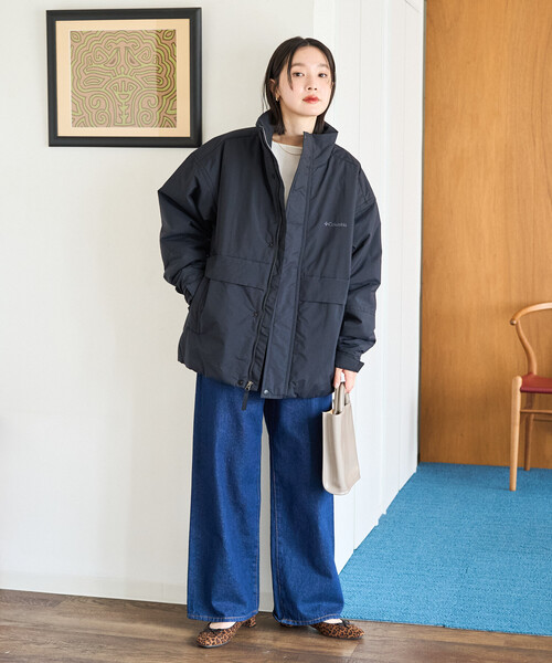 FREAK'S STORE(フリークスストア)の「限定展開 Columbia × FREAK'S STORE/コロンビア 別注 W Imperial Park Insulated Jacket/ウィメンズ インペリアル パーク インシュレイティド ジャケット(ダウンジャケット/コート・レディース・ブラック/ベージュ/チャコール・フリ-)」の11枚目の写真