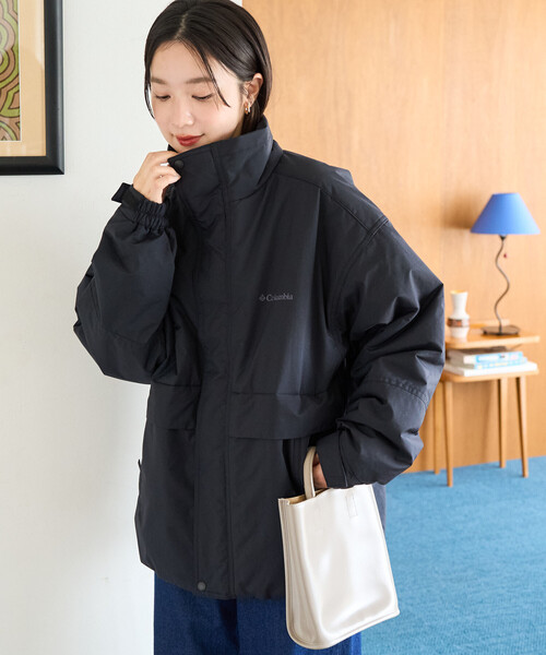 FREAK'S STORE(フリークスストア)の「限定展開 Columbia × FREAK'S STORE/コロンビア 別注 W Imperial Park Insulated Jacket/ウィメンズ インペリアル パーク インシュレイティド ジャケット(ダウンジャケット/コート・レディース・ブラック/ベージュ/チャコール・フリ-)」の7枚目の写真