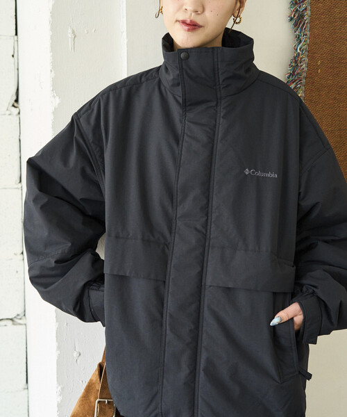 FREAK'S STORE(フリークスストア)の「限定展開 Columbia × FREAK'S STORE/コロンビア 別注 W Imperial Park Insulated Jacket/ウィメンズ インペリアル パーク インシュレイティド ジャケット(ダウンジャケット/コート・レディース・ブラック/ベージュ/チャコール・フリ-)」の15枚目の写真