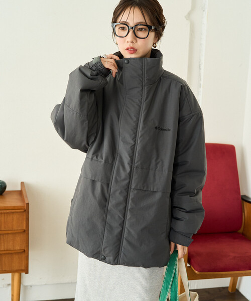 FREAK'S STORE(フリークスストア)の「限定展開 Columbia × FREAK'S STORE/コロンビア 別注 W Imperial Park Insulated Jacket/ウィメンズ インペリアル パーク インシュレイティド ジャケット(ダウンジャケット/コート・レディース・ブラック/ベージュ/チャコール・フリ-)」の1枚目の写真