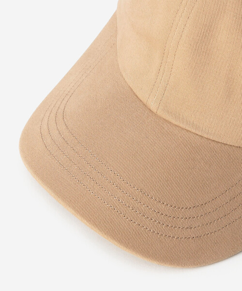 ORCIVAL(オーシバル)の「ORCIVAL | コットンツイル 6パネルキャップ UNISEX(キャップ・レディース・ベージュ/ブラック・F)」の8枚目の写真