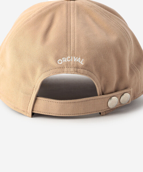 ORCIVAL(オーシバル)の「ORCIVAL | コットンツイル 6パネルキャップ UNISEX(キャップ・レディース・ベージュ/ブラック・F)」の9枚目の写真