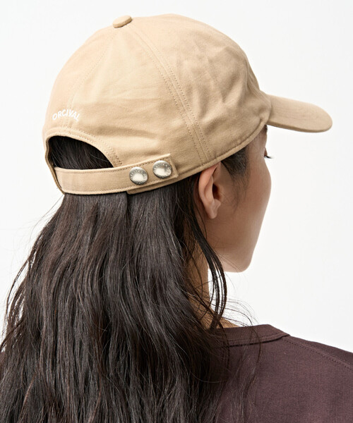 ORCIVAL(オーシバル)の「ORCIVAL | コットンツイル 6パネルキャップ UNISEX(キャップ・レディース・ベージュ/ブラック・F)」の12枚目の写真