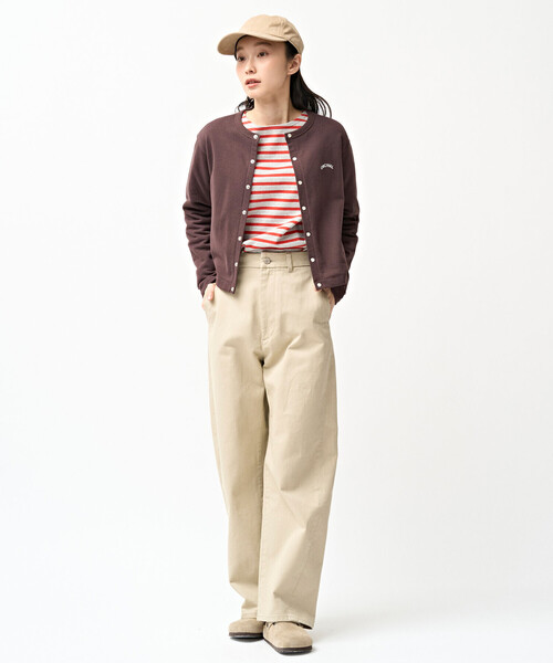ORCIVAL(オーシバル)の「ORCIVAL | コットンツイル 6パネルキャップ UNISEX(キャップ・レディース・ベージュ/ブラック・F)」の13枚目の写真