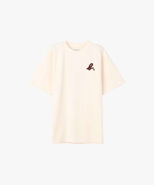 agnes b.(アニエスベー)の「メンズ "b."刺繍 半袖 Tシャツ(Tシャツ/カットソー・メンズ・ホワイト・1/2/3/0)」の1枚目の写真