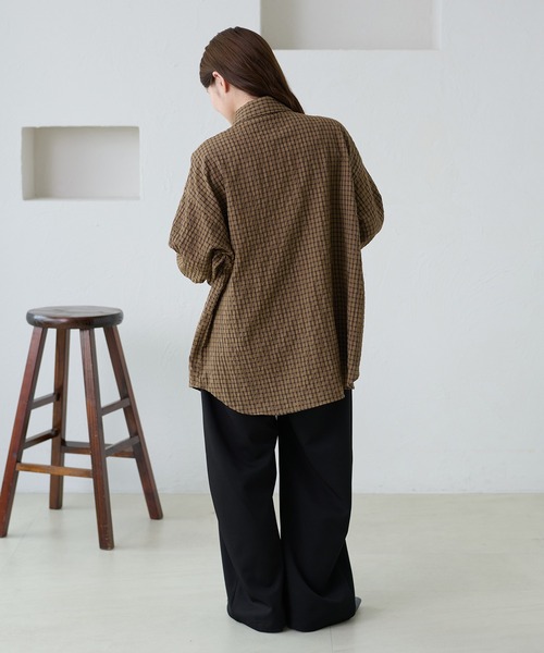 apres jour clair（アプレジュールクレア）の「【apres jour clair】チェックボウタイシャツ（シャツ/ブラウス・レディース・ホワイト系その他/ブラック/ブラウン系その他/ベージュ系その他・フリー/X-LARGE）」の20枚目の写真
