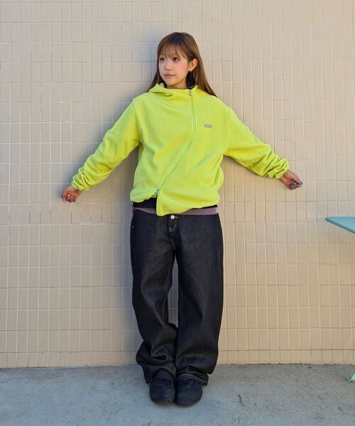 XTONZ(エクストーンズ)の「XP339 レタリングローカーブデニムパンツ (ブラック)(デニムパンツ・レディース・その他・LARGE/MEDIUM/SMALL)」の19枚目の写真