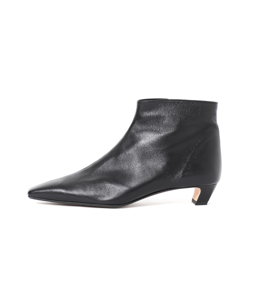 ATELIER BRUGGE(アトリエブルージュ)の「【atelier brugge/アトリエブルージュ】Soft square toe ankle boots(ブーツ・レディース・ブラック/キャメル・24.5cm/23.5cm/22.5cm)」の6枚目の写真