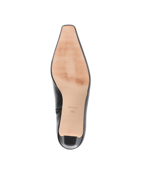 ATELIER BRUGGE(アトリエブルージュ)の「【atelier brugge/アトリエブルージュ】Soft square toe ankle boots(ブーツ・レディース・ブラック/キャメル・24.5cm/23.5cm/22.5cm)」の10枚目の写真