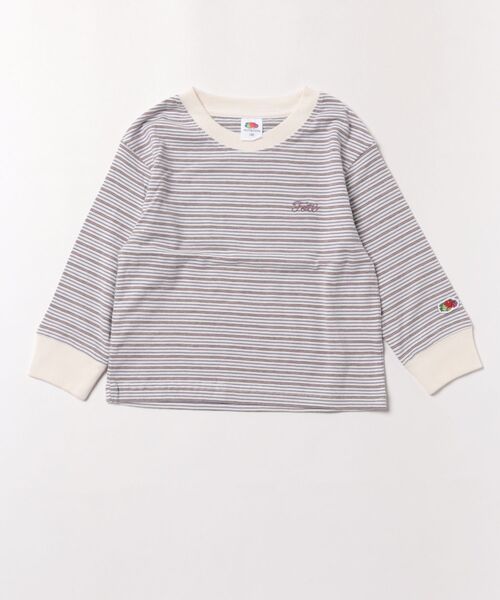 セール】【FRUIT OF THE LOOM】KIDS ボーダー柄ロンT（Tシャツ