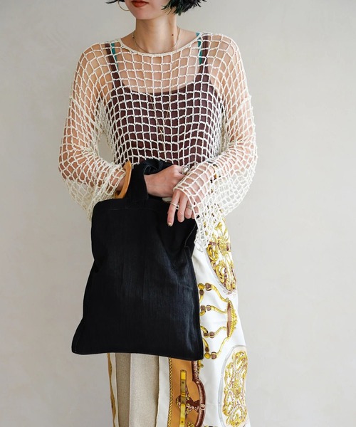 ITTI（イッチ）の「MARY INSIDE OUT TOTE - M / CERATO BRIGHT（トートバッグ・レディース・ブラック/ブラウン・FREE）」の5枚目の写真