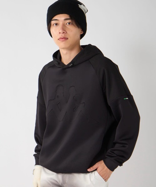 Kappa（カッパ）の「パーカー（パーカー・メンズ・ブラック/ホワイト・LARGE/XX-LARGE/X-LARGE/MEDIUM）」の2枚目の写真