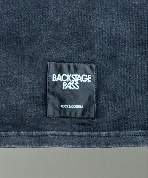 BACKSTAGE PASS（バックステージパス）の「LILY BONE LS(リリー ボーンLS)ゴシックグラフィック ルーズフィット ロングスリーブ Tシャツ（Tシャツ/カットソー・メンズ・ダークグレー・FREE）」の16枚目の写真