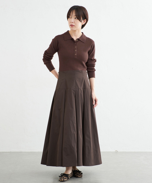 IENA(イエナ)の「《一部店舗限定》ニットボディスーツ(ニット/セーター・レディース・チャコールグレー/ブラウン・FREE)」の8枚目の写真