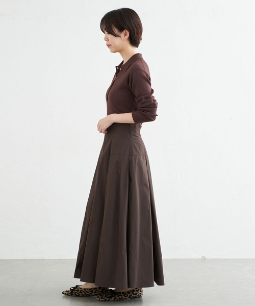 IENA(イエナ)の「《一部店舗限定》ニットボディスーツ(ニット/セーター・レディース・チャコールグレー/ブラウン・FREE)」の9枚目の写真