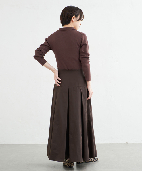 IENA(イエナ)の「《一部店舗限定》ニットボディスーツ(ニット/セーター・レディース・チャコールグレー/ブラウン・FREE)」の10枚目の写真