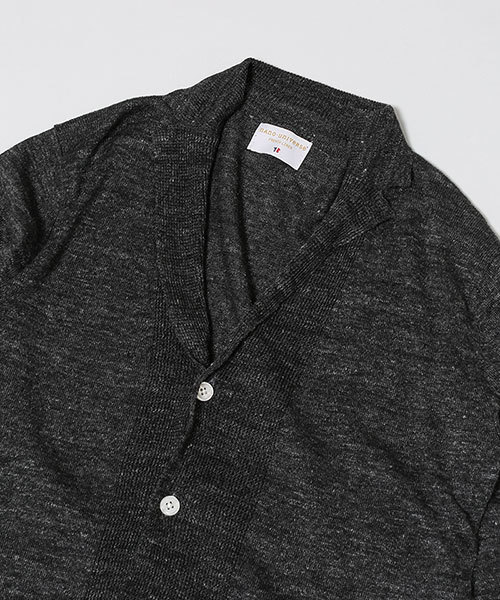 NANO universe(ナノユニバース)の「フレンチリネンラペルカーデ L/S(カーディガン/ボレロ・メンズ・インディゴブルー/ネイビー/ブラック/グレー・LARGE/SMALL/X-LARGE/MEDIUM)」の14枚目の写真