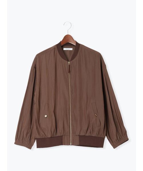 Te chichi(テチチ)の「【マシンウォッシャブル】スプリットサテンブルゾン(ブルゾン・レディース・ライトベージュ/ブラック/ブラウン・F)」の19枚目の写真