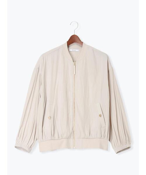 Te chichi(テチチ)の「【マシンウォッシャブル】スプリットサテンブルゾン(ブルゾン・レディース・ライトベージュ/ブラック/ブラウン・F)」の21枚目の写真
