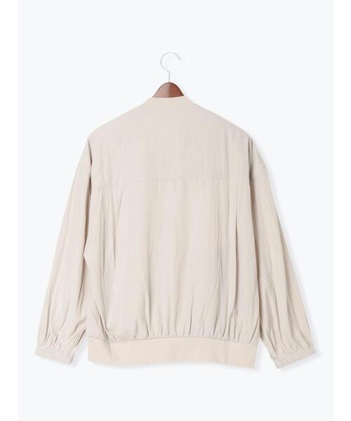 Te chichi(テチチ)の「【マシンウォッシャブル】スプリットサテンブルゾン(ブルゾン・レディース・ライトベージュ/ブラック/ブラウン・F)」の22枚目の写真