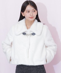 フェイクファーショートジャケット