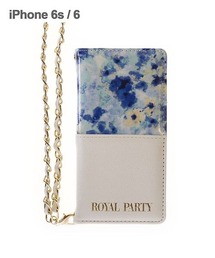 ROYAL PARTY | iPhone6/6s 【ROYAL PARTY/ロイヤルパーティー】 花柄 手帳ケース 「花総柄ハーフ」(スマホケース/カバー)