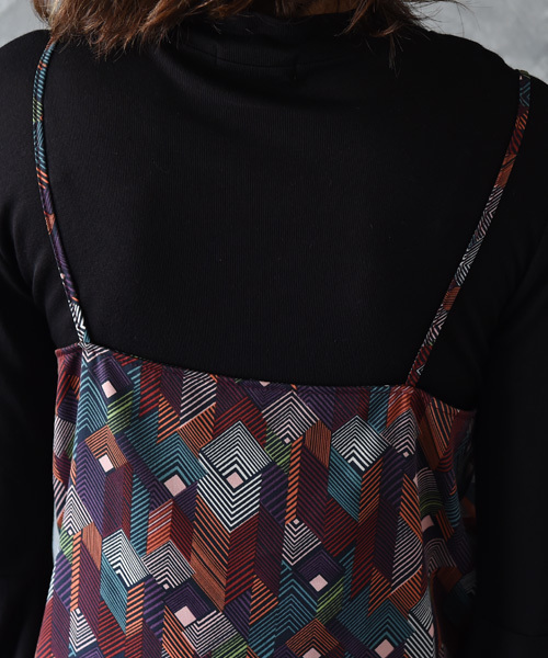 amorous insense（アモラスインセンス）の「ヴィンテージパターンワンピース（ワンピース・レディース・ネイビー/オレンジ・MEDIUM）」の7枚目の写真