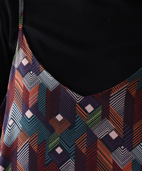 amorous insense（アモラスインセンス）の「ヴィンテージパターンワンピース（ワンピース・レディース・ネイビー/オレンジ・MEDIUM）」の10枚目の写真