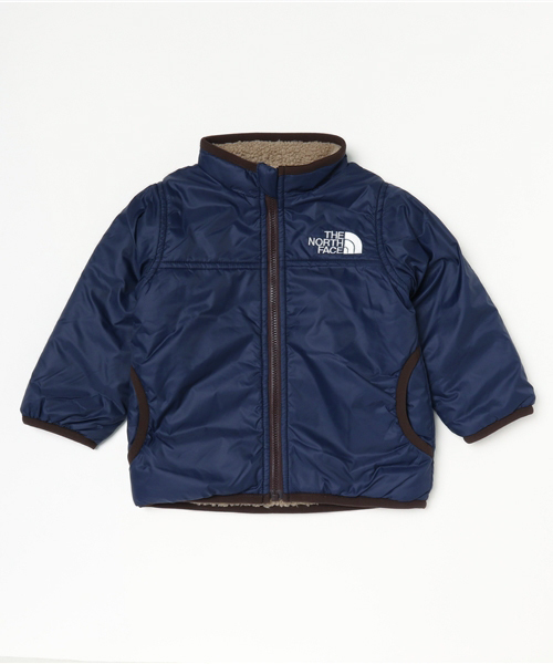 THE NORTH FACE(ザノースフェイス)の「ザ・ノース・フェイス ベビーリバーシブルインシュレーションジャケット(ブルゾン・キッズ・ピンク/イエロー/ブルー/ダークブルー/ローズ/ライトブルー・90/100/80)」の3枚目の写真