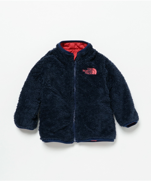 THE NORTH FACE(ザノースフェイス)の「ザ・ノース・フェイス ベビーリバーシブルインシュレーションジャケット(ブルゾン・キッズ・ピンク/イエロー/ブルー/ダークブルー/ローズ/ライトブルー・90/100/80)」の13枚目の写真