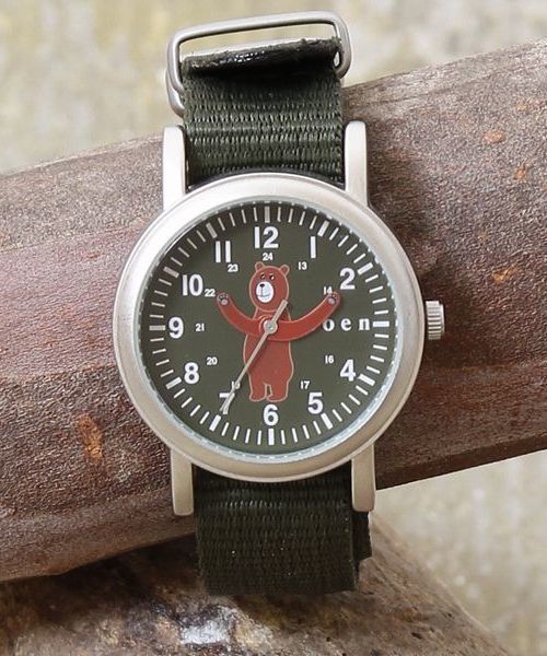 coen（コーエン）の「コーエンベアウォッチ(ユニセックス)（アナログ腕時計・メンズ・ブラック/オリーブ/ネイビー・FREE）」の3枚目の写真