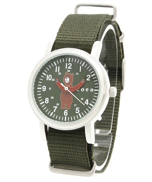 coen（コーエン）の「コーエンベアウォッチ(ユニセックス)（アナログ腕時計・メンズ・ブラック/オリーブ/ネイビー・FREE）」の14枚目の写真