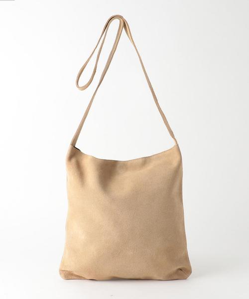 green label relaxing（グリーンレーベルリラクシング）の「BC GLR SUEDE/LT ショルダーバッグ ◆（ショルダーバッグ・メンズ・ベージュ/ダークブラウン/ネイビー・FREE）」の4枚目の写真