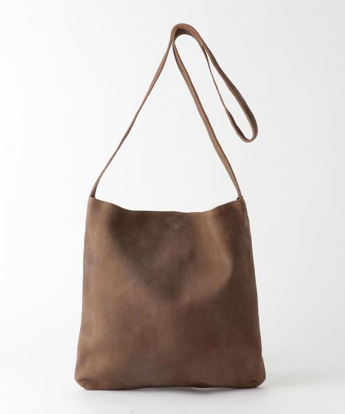 green label relaxing（グリーンレーベルリラクシング）の「BC GLR SUEDE/LT ショルダーバッグ ◆（ショルダーバッグ・メンズ・ベージュ/ダークブラウン/ネイビー・FREE）」の13枚目の写真