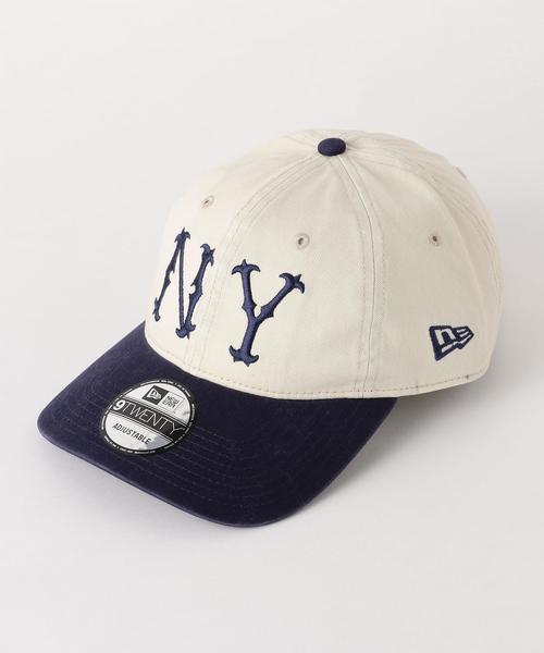 NEW ERA(ニューエラ)の「<NEW ERA>NY920 コットンキャップ ◆(キャップ・レディース・ライトグレー/ネイビー/オフホワイト/ダークグリーン・FREE)」の2枚目の写真