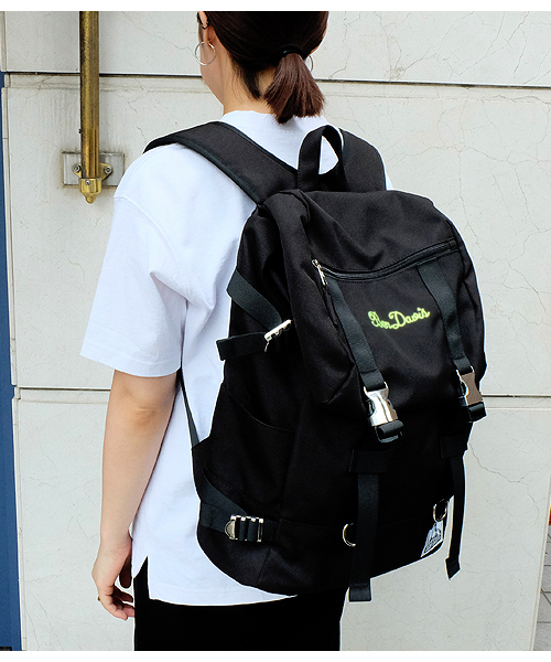 BEN DAVIS ORIGINALS（ベンデイビスオリジナルス）の「BEN DAVIS METAL DAYPACK COLOR/ベンデイビス メタルデイパックカラー（バックパック/リュック・メンズ・ブラック×ピンク/ブラック×グリーン・FREE）」の15枚目の写真