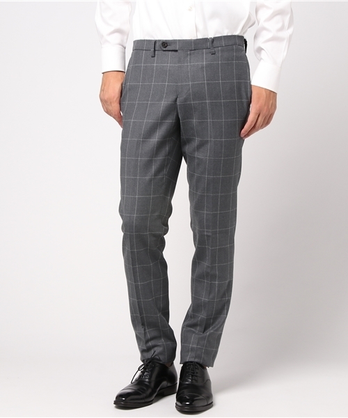 THE SUIT COMPANY(ザ・スーツカンパニー)の「<ウォッシャブル・パーフェクトストレッチ・ACTIVA>【WE SUIT YOU】テーパードパンツ(スラックス・メンズ・グレー系その他2/グレー系その他・3S/3L/LL/S/L/SS/M/4L/5L)」の2枚目の写真