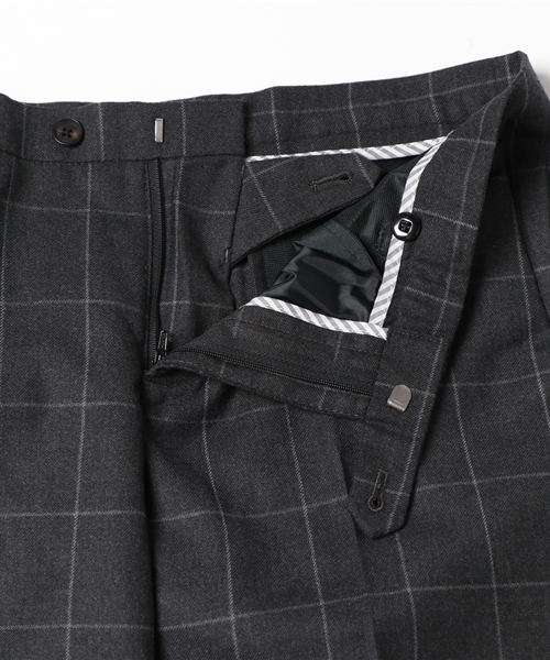 THE SUIT COMPANY(ザ・スーツカンパニー)の「<ウォッシャブル・パーフェクトストレッチ・ACTIVA>【WE SUIT YOU】テーパードパンツ(スラックス・メンズ・グレー系その他2/グレー系その他・3S/3L/LL/S/L/SS/M/4L/5L)」の6枚目の写真