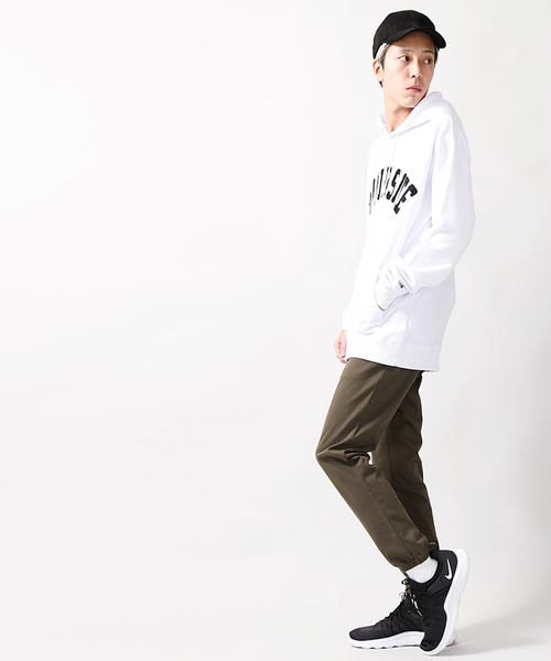 WEGO(ウィゴー)の「WEGO/サガラワッペンロゴパーカー(パーカー・メンズ・ブラック/ホワイト/ワイン/杢グレー・LARGE/MEDIUM)」の6枚目の写真